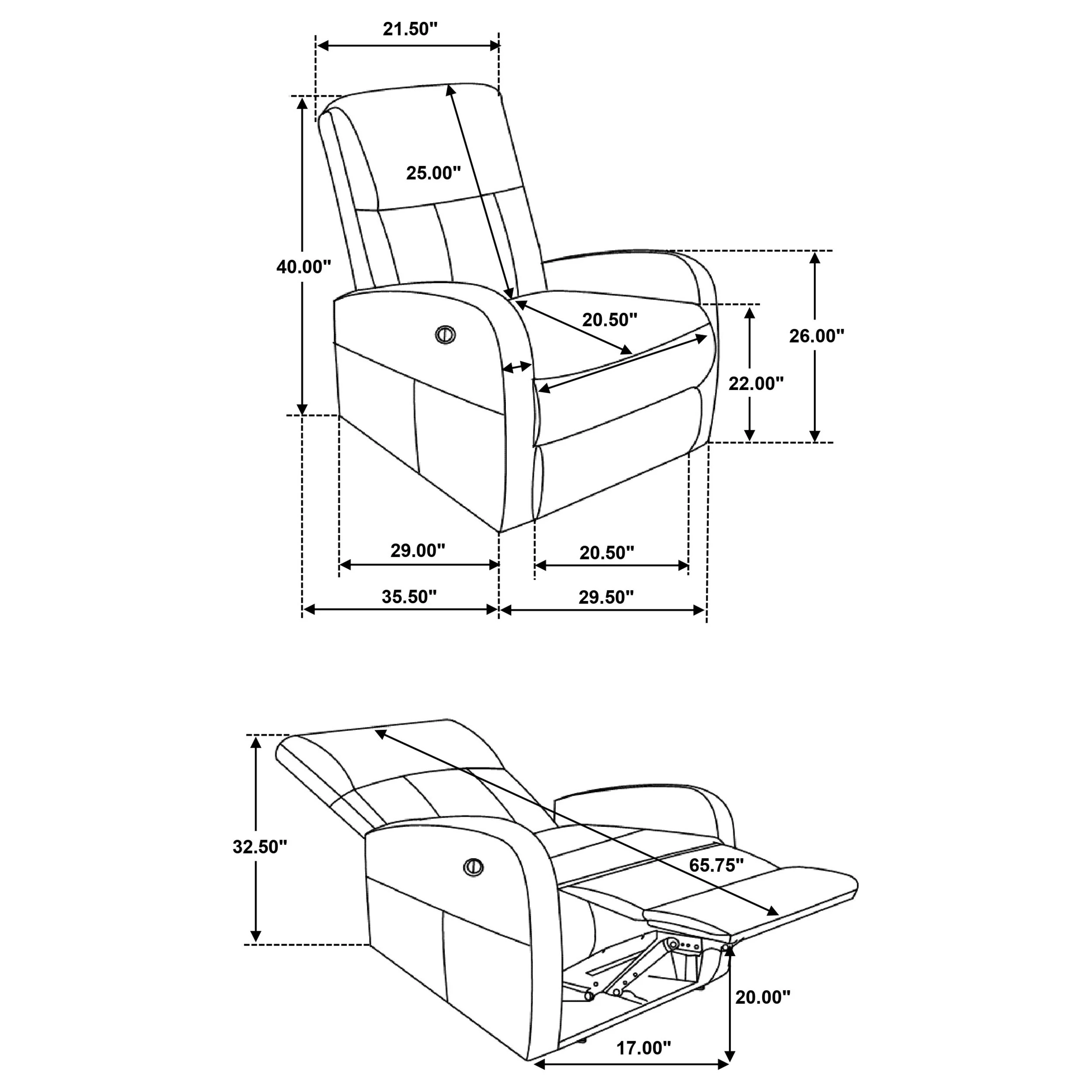 Grant Power Recliner - Image 11