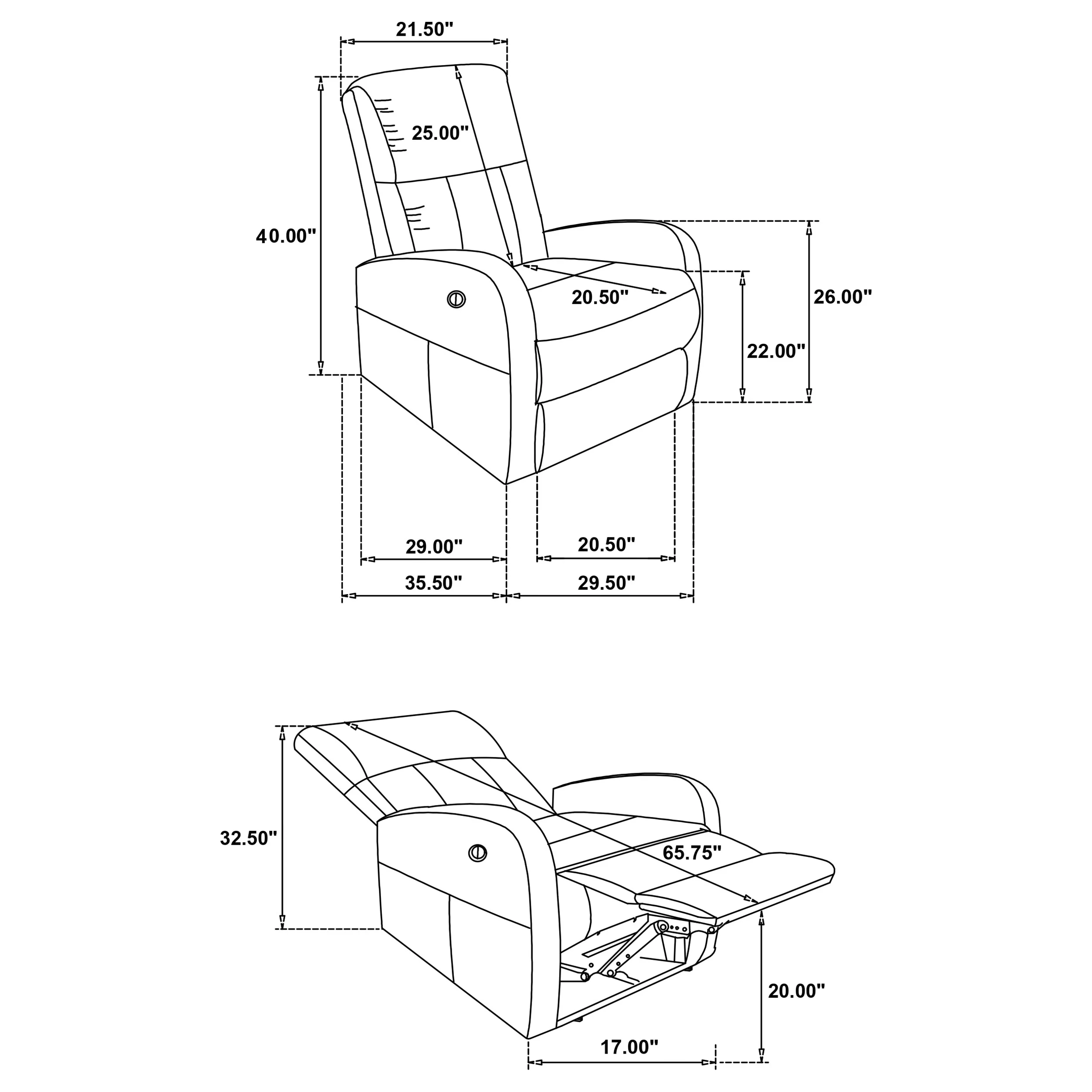 Grant Power Recliner - Image 33