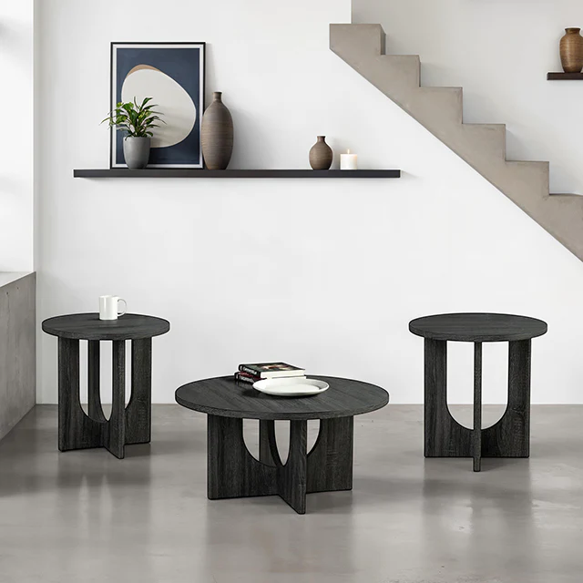 Holen 3 Pc. Table Set Gray - Image 2