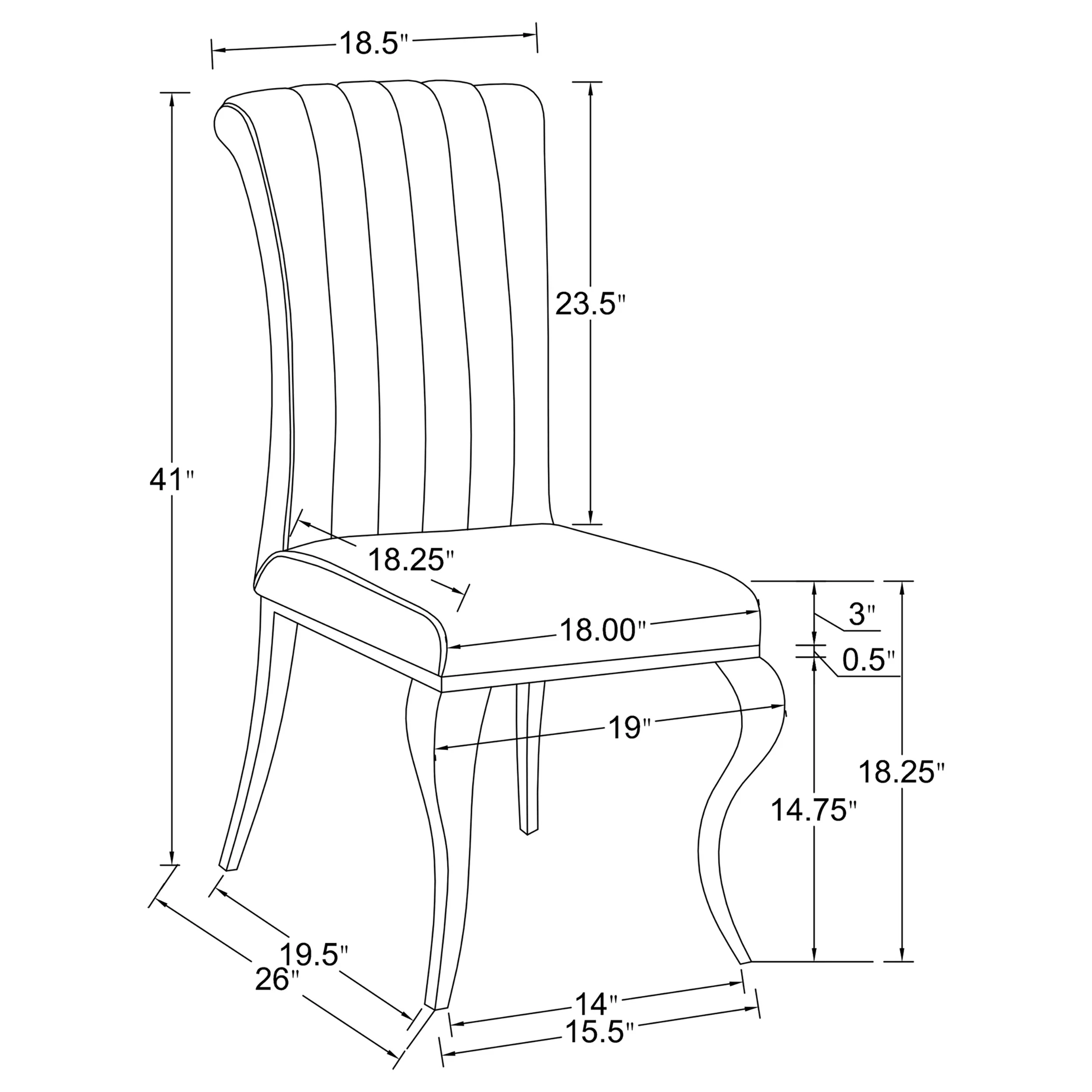 Betty Dining Side Chair - Image 6
