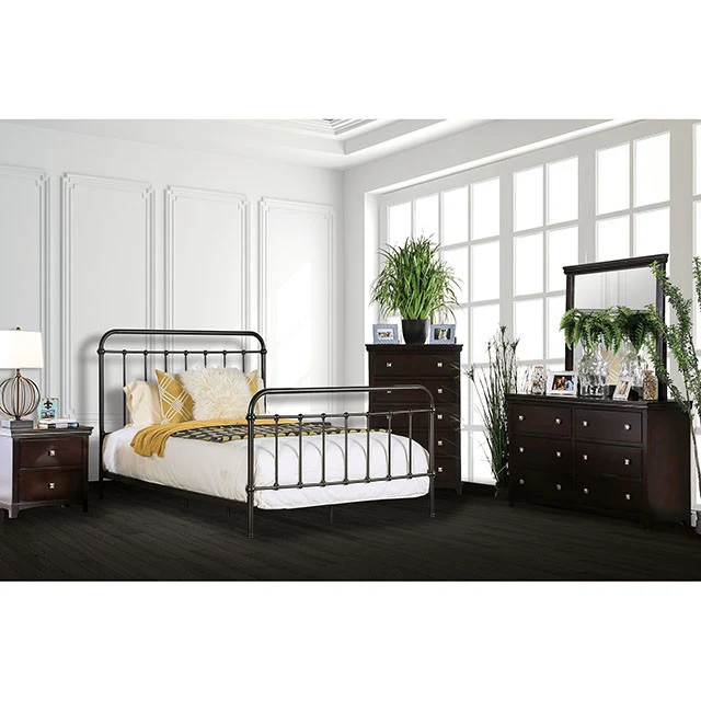 Iria Bed Brown & Black - Image 2