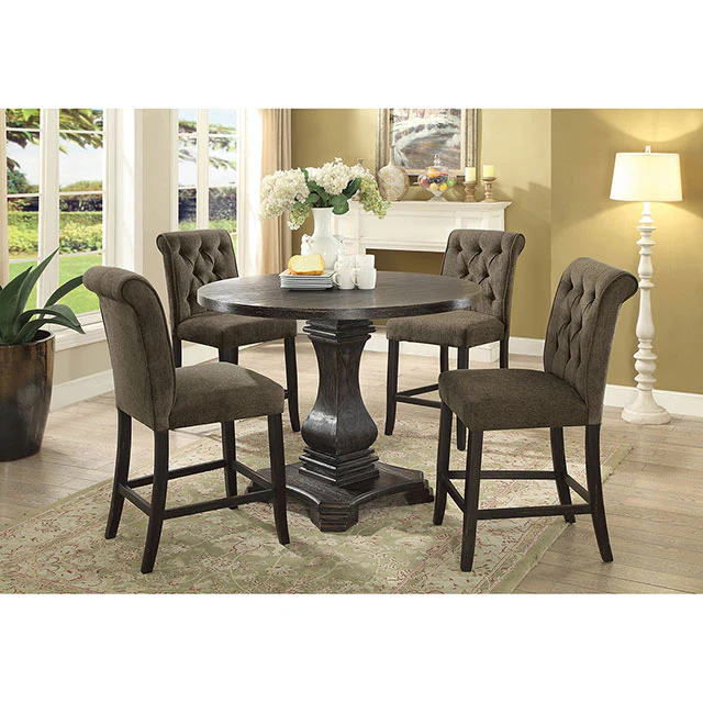 Izzy Gray/Antique Black Counter Ht. Chair, Gray (2/CTN) - Image 3