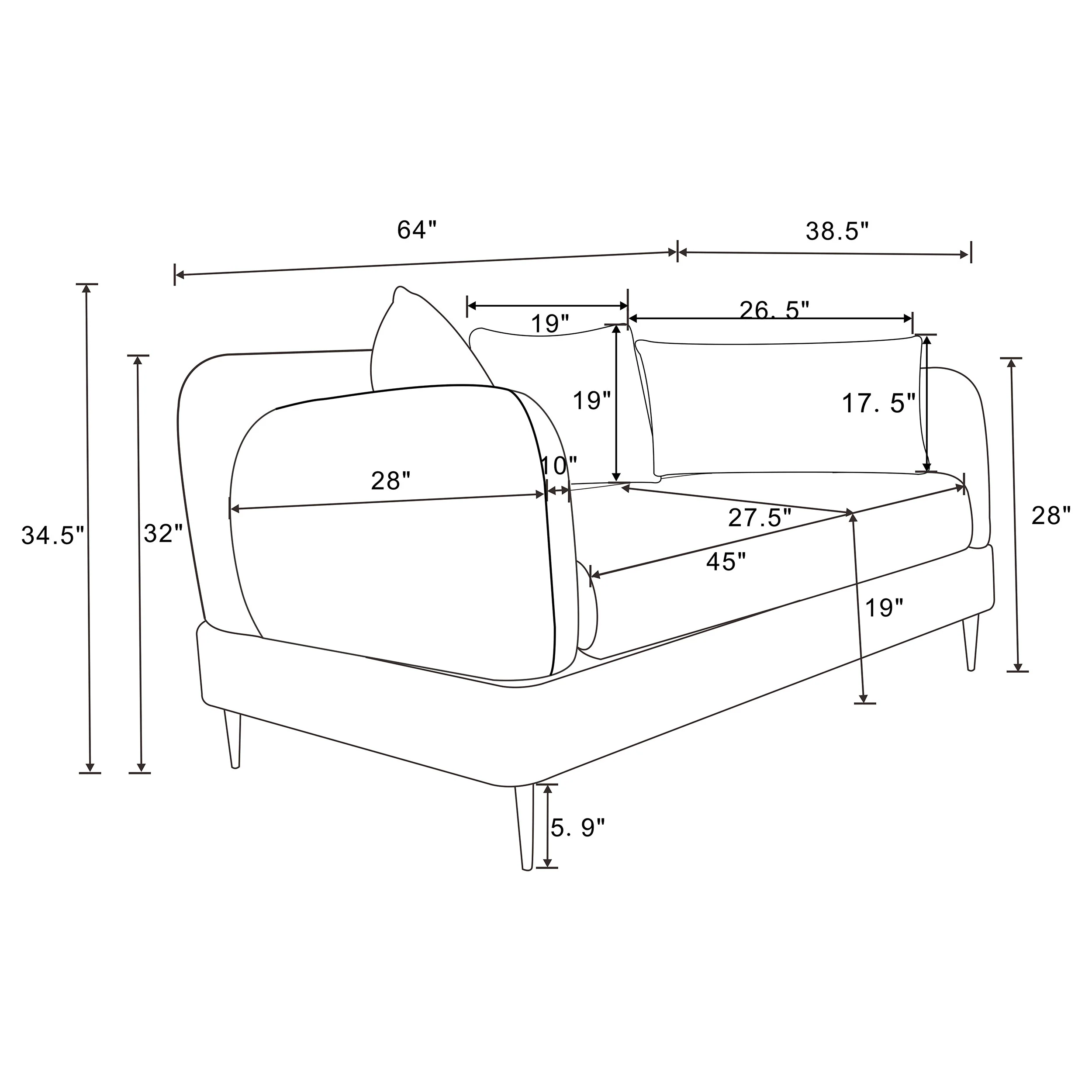 Jade Sofa Set - Image 14