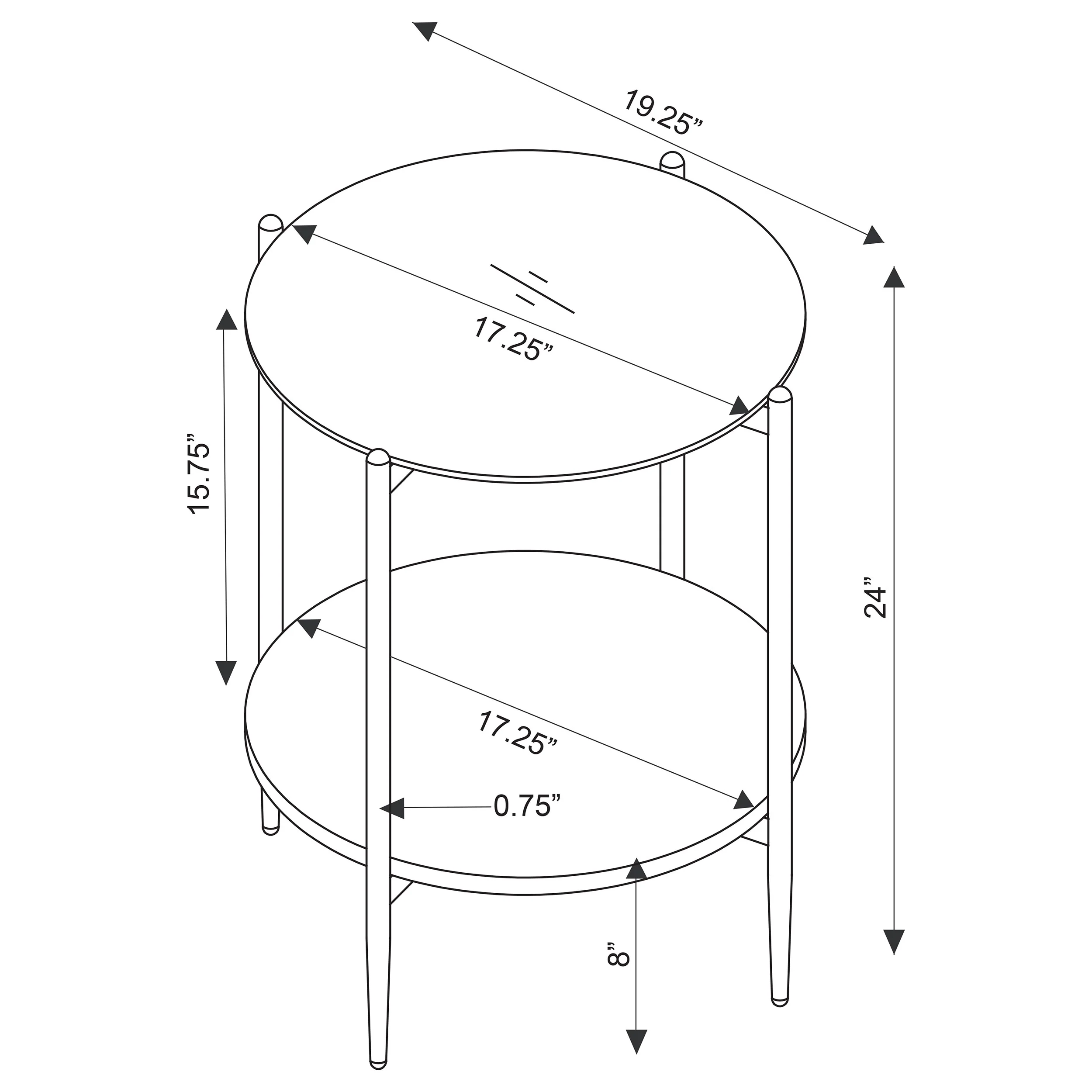 Jonelle End Table - Image 8