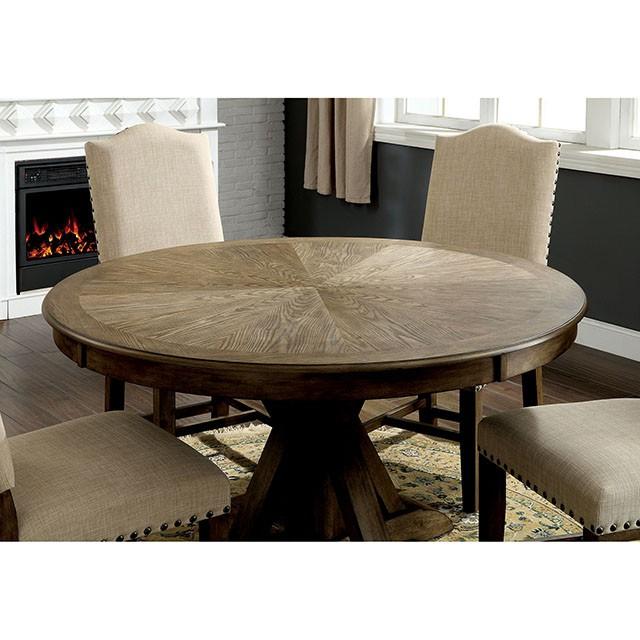 Julia Light Oak Round Dining Table - Image 3