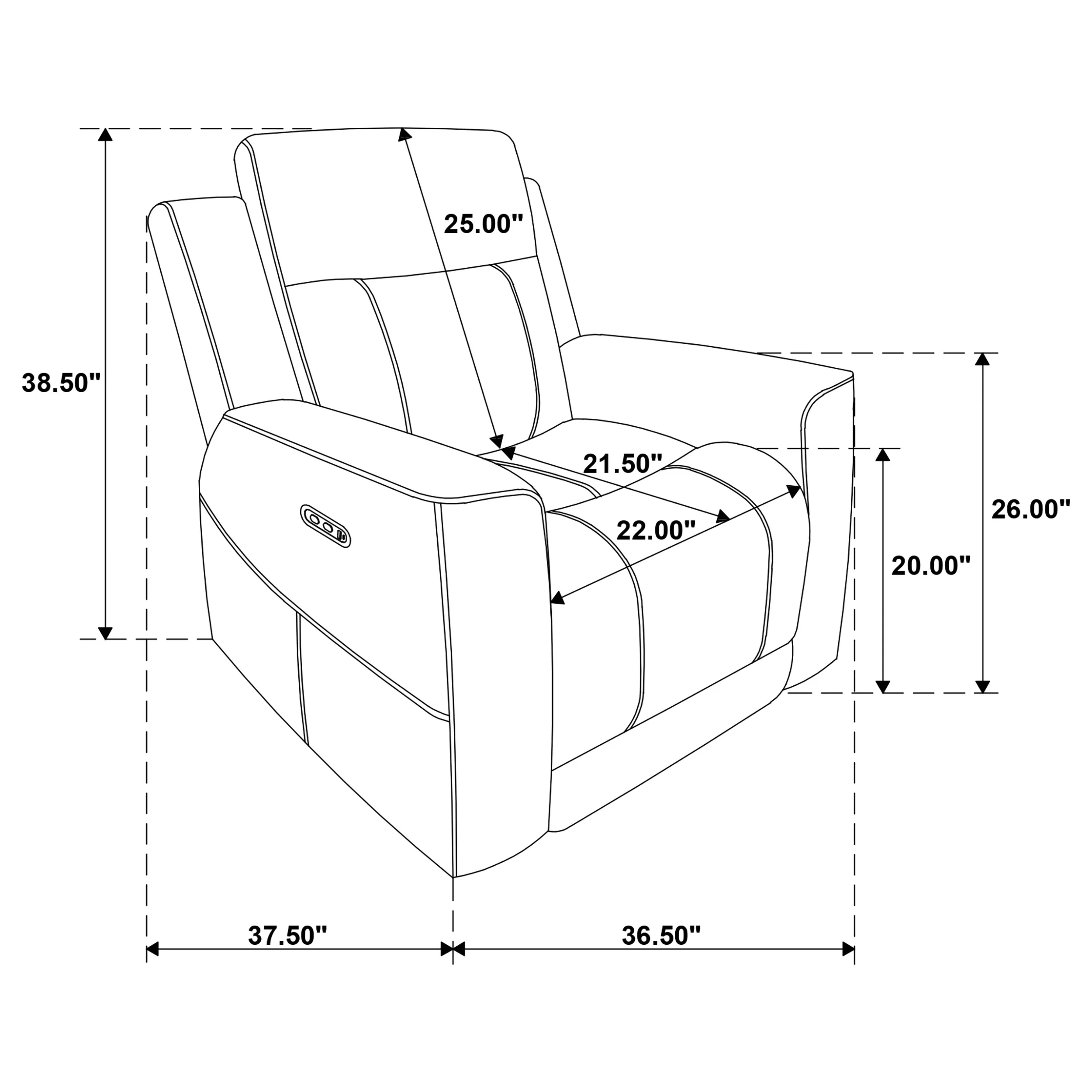 Kennett Power Recliner - Image 23