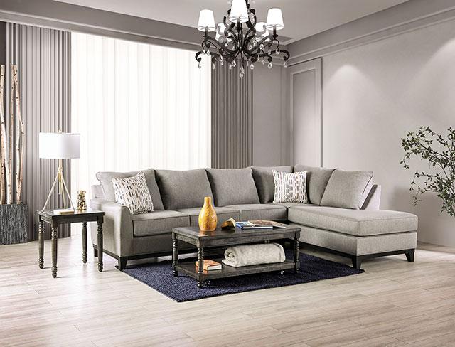 LANTWIT Sectional, Light Gray - Image 2