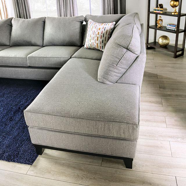 LANTWIT Sectional, Light Gray - Image 5