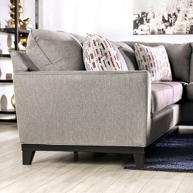 LANTWIT Sectional, Light Gray - Image 7