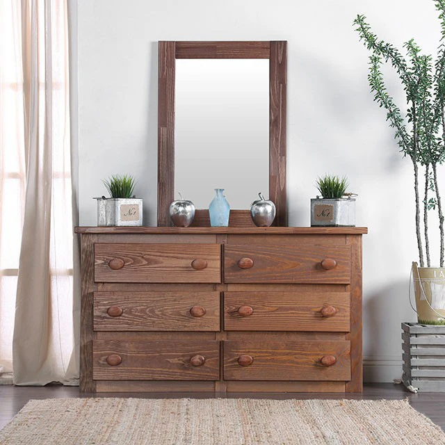 Lea Mahogany Mirror - Image 3