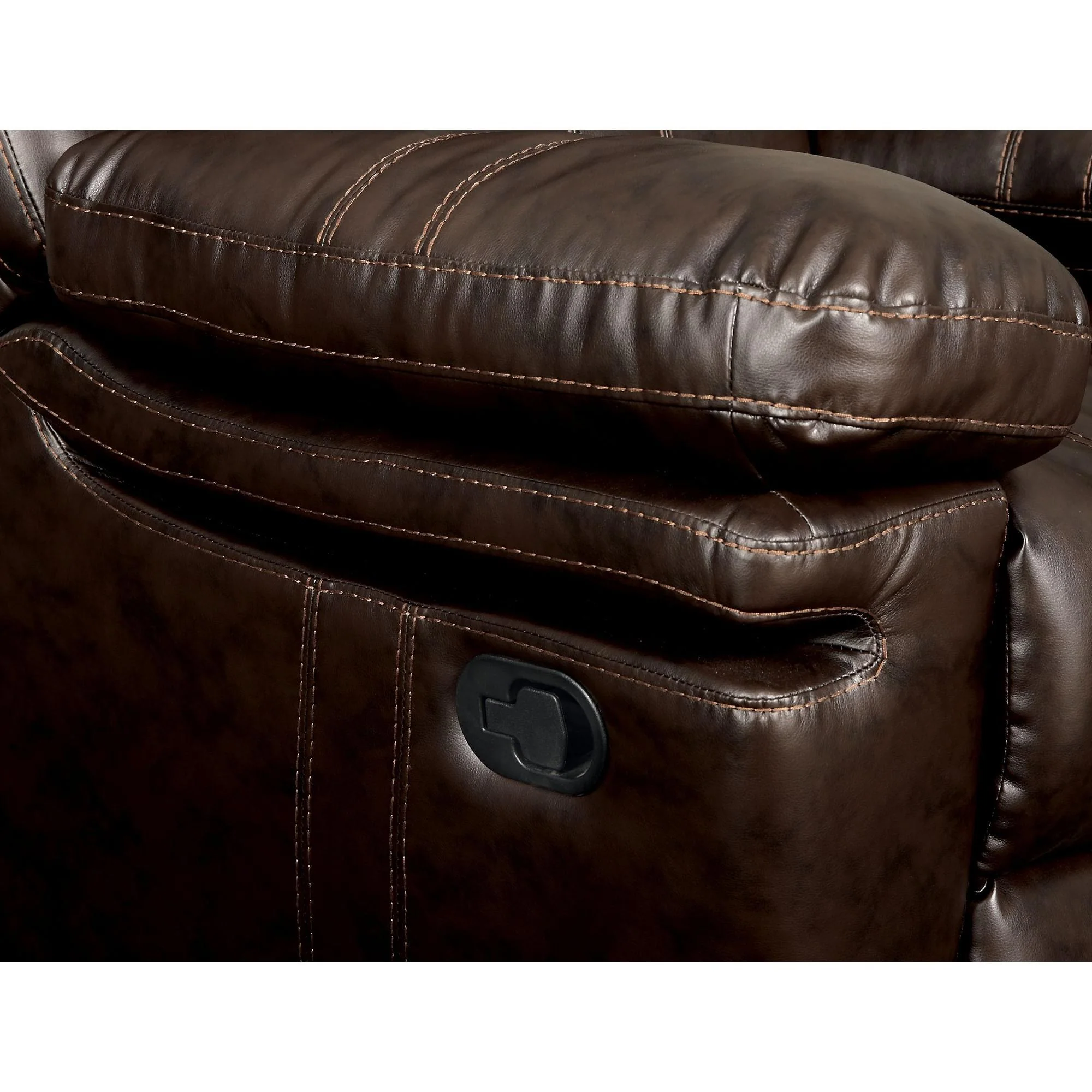 Listowel Brown Love Seat - Image 4
