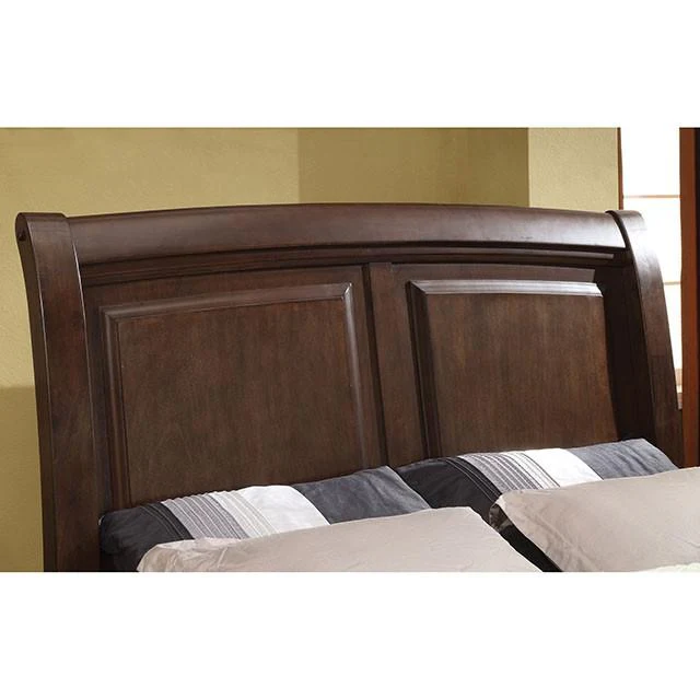 Litchville Brown Cherry Cal.King, E.King, & Queen Bed - Image 3