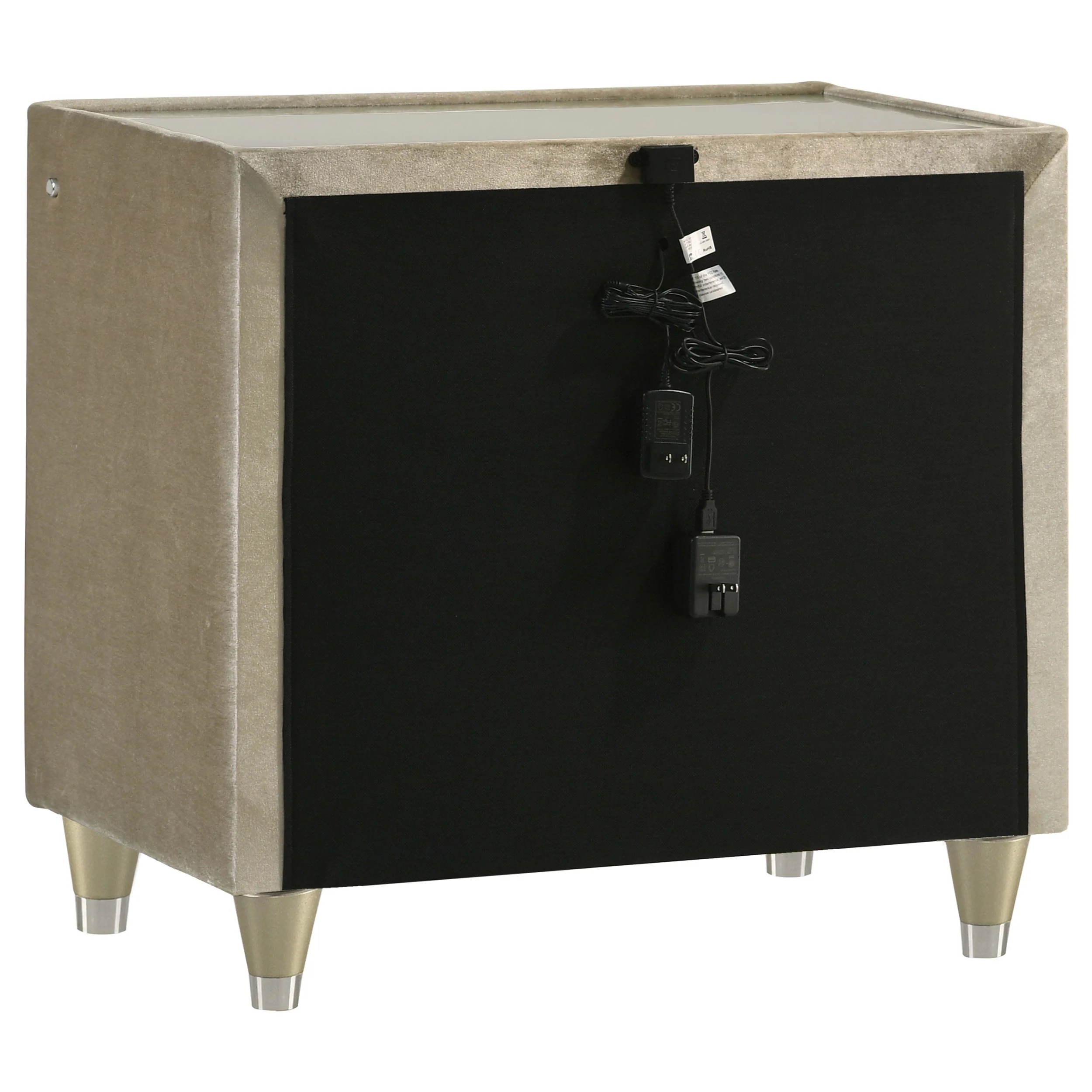 Lorient Nightstand with LED Lighting - Image 6