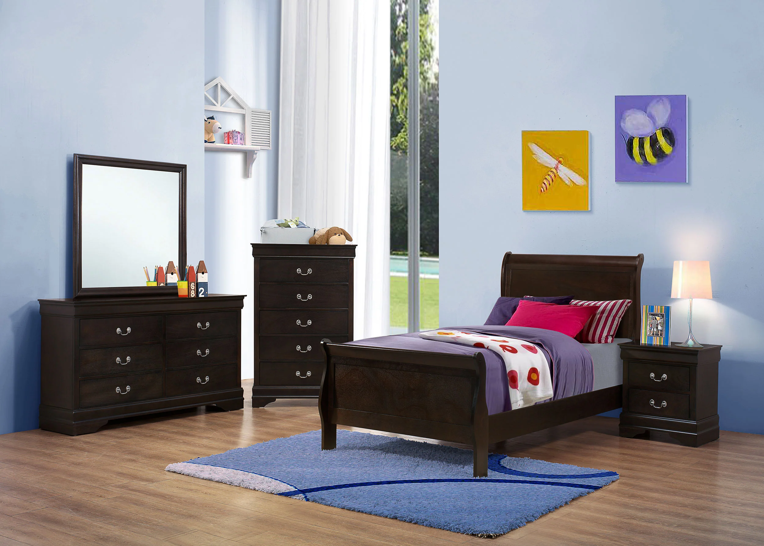 Louis Philippe Bedroom Set - Image 132