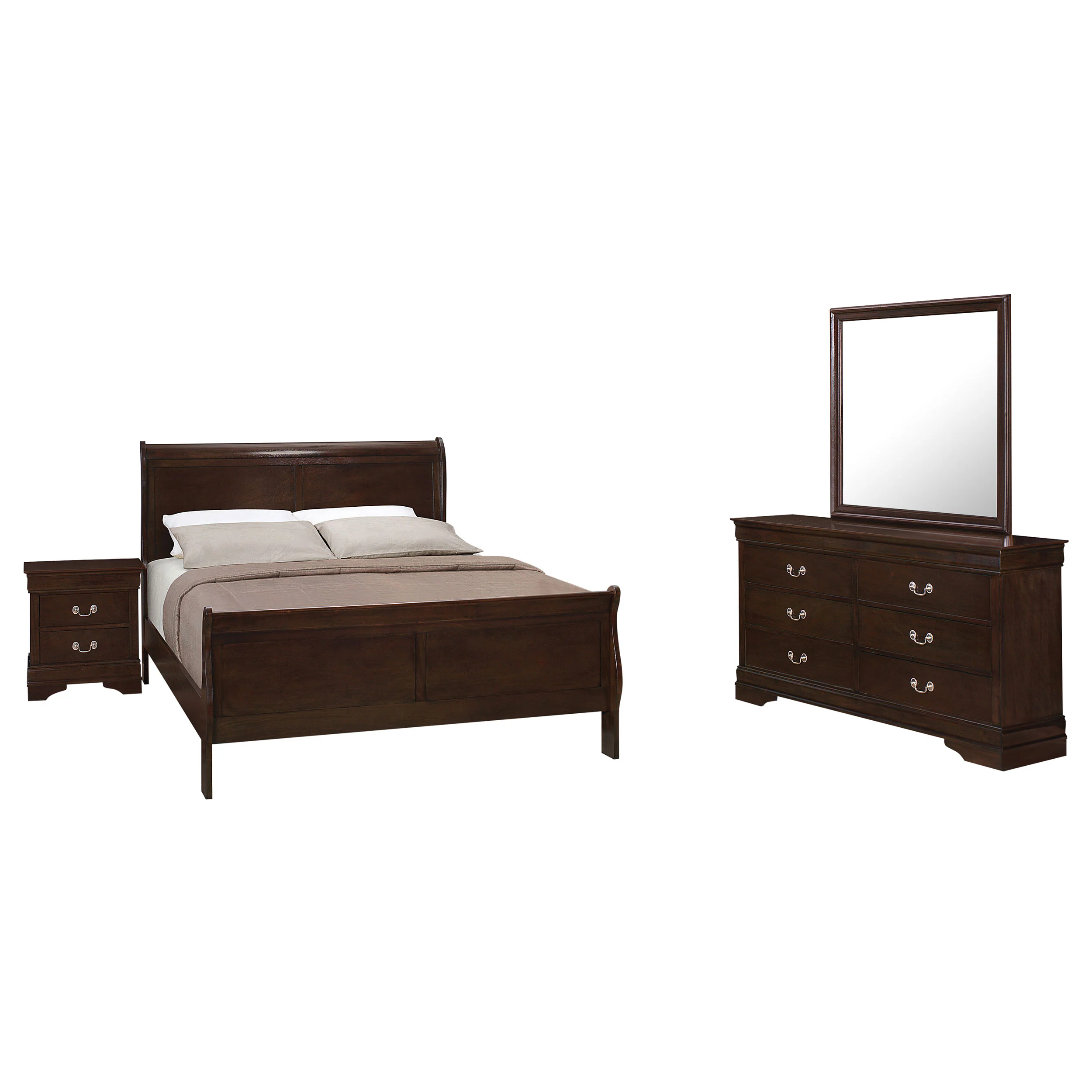 Louis Philippe Bedroom Set - Image 2