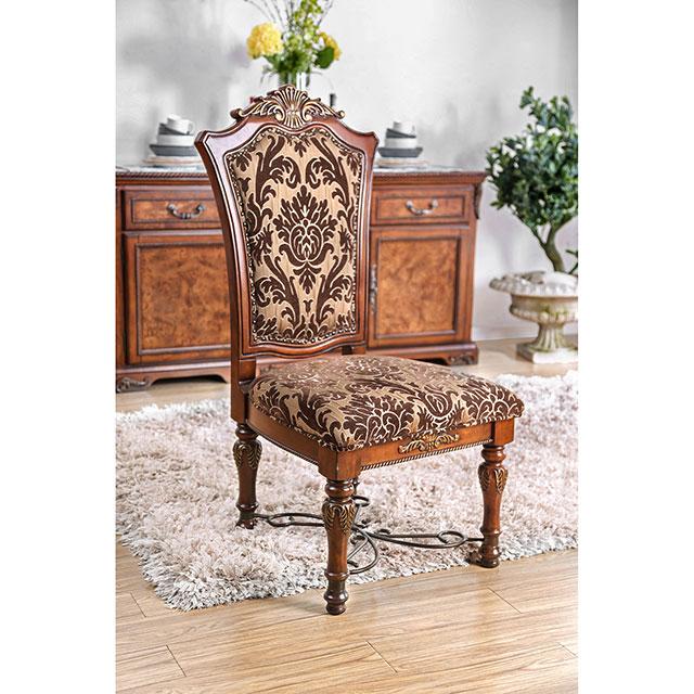 Lucie Brown Cherry Side Chair (2/CTN) - Image 2