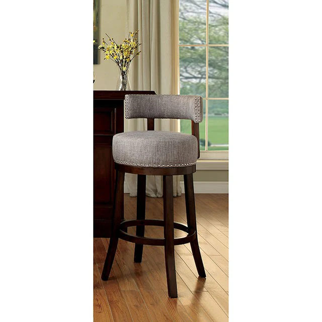 LYNSEY Dark Oak/Light Gray 29" Bar Stool - Image 3