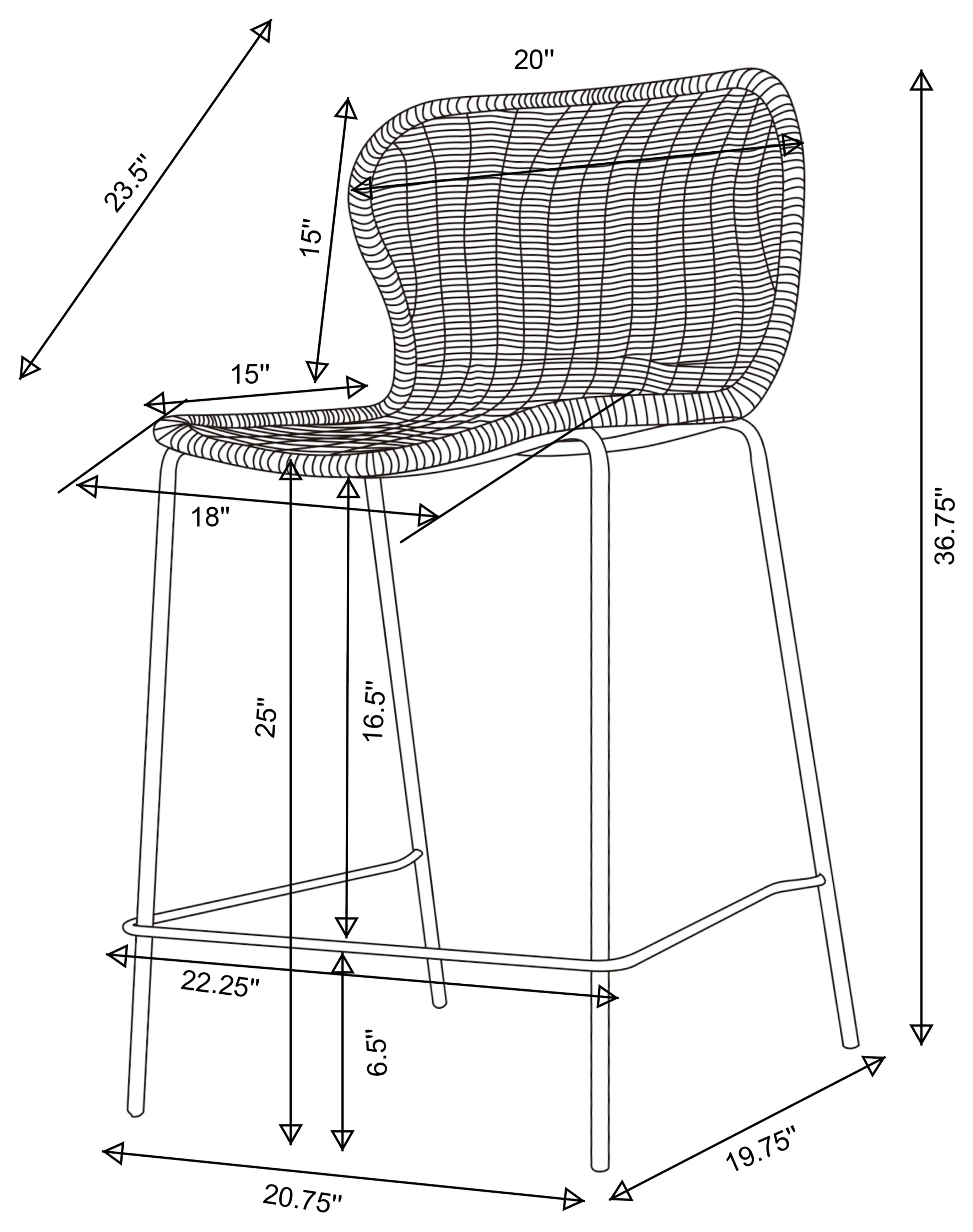 Mckinley Counter Chair - Image 12