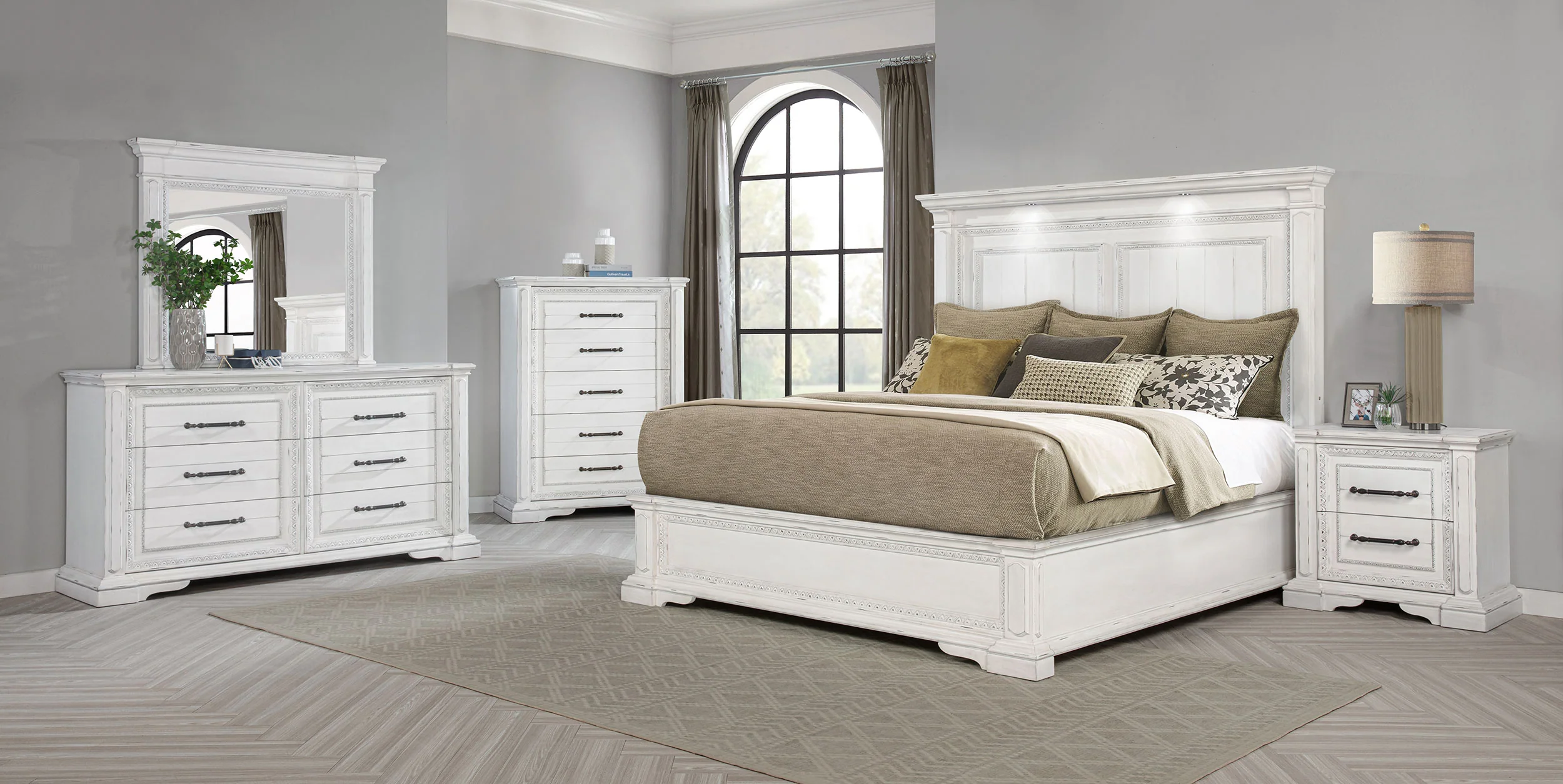 McKinney Panel Bed with LED Lighting - Image 12