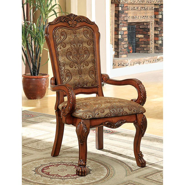Medieve Antique Oak Arm Chair (2/CTN) - Image 2