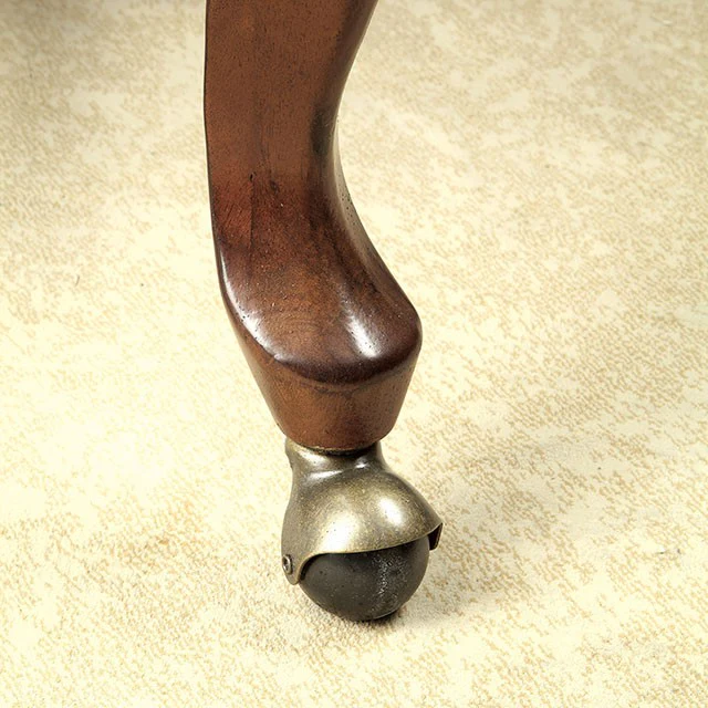 MELINA Brown Cherry/Black Arm Chair - Image 3