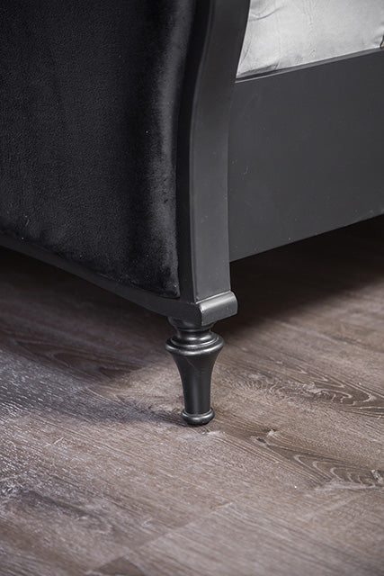 Melodi Parc Bed Black & Silver - Image 3