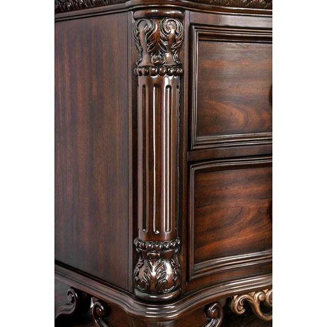 Menodora Brown Cherry Dresser - Image 4
