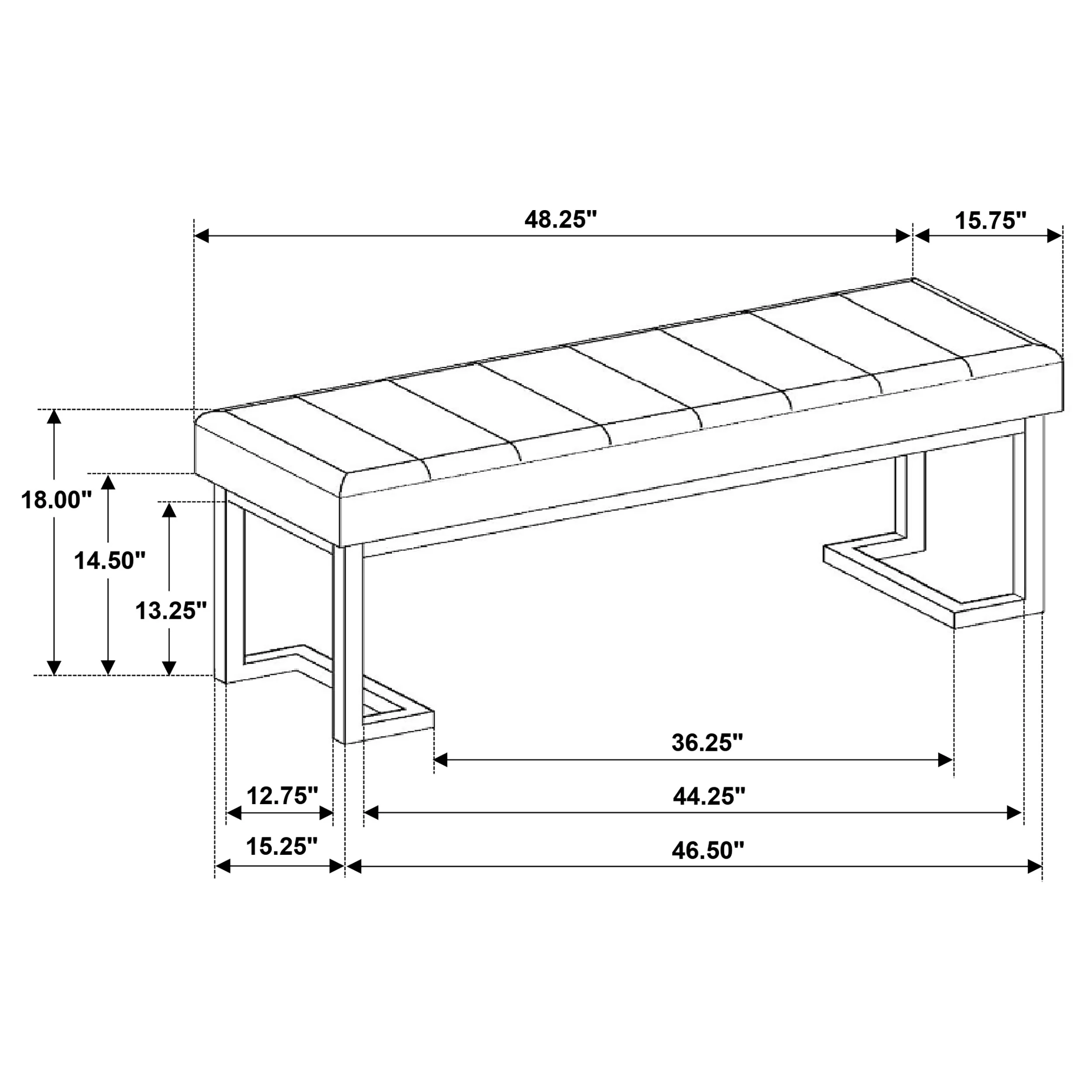 Mesa Accent Bench - Image 16