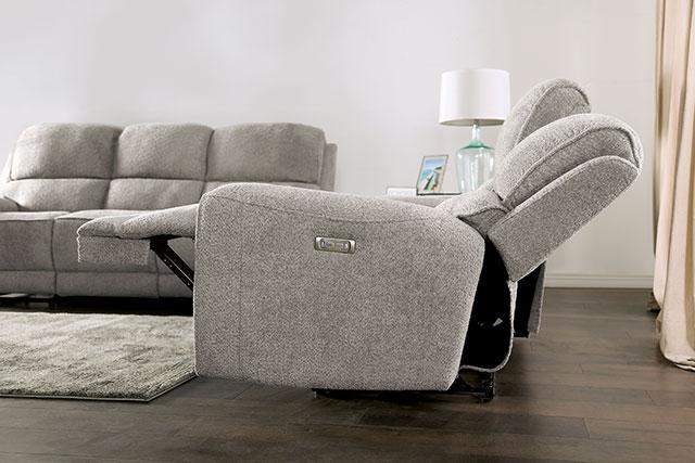 MORCOTE Power Recliner, Light Gray - Image 6