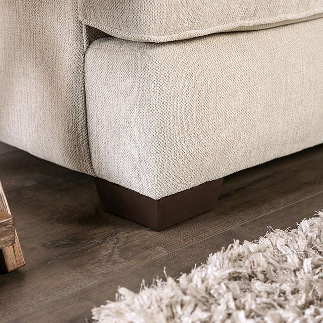 MORNINGTON Sectional, Ivory/Brown - Image 7