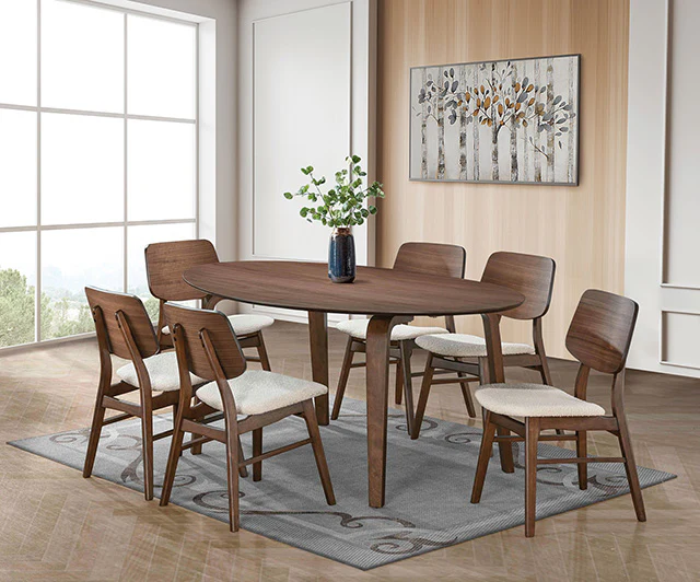 Narvik 7 Pc Dining Table Set - Image 2