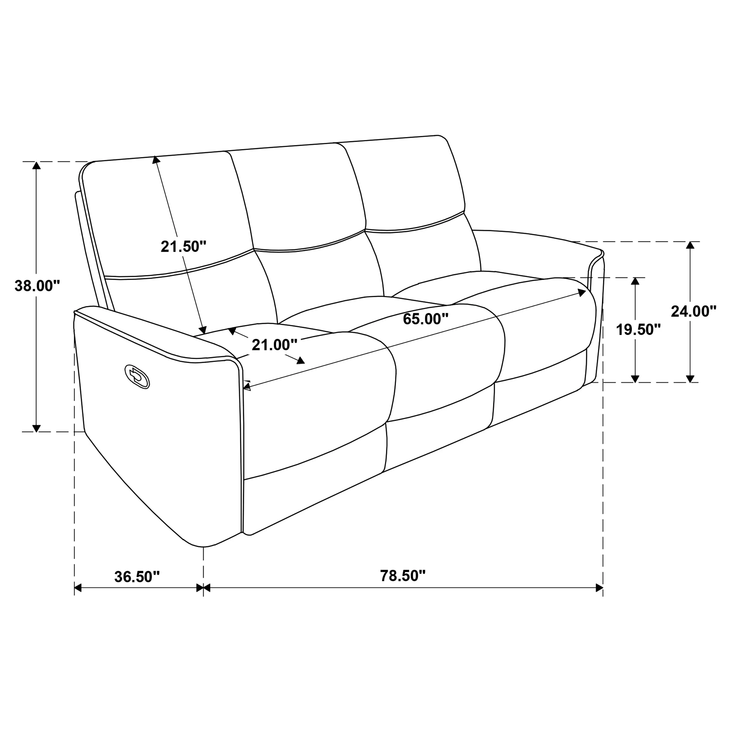 Navarro Reclining Sofa Set - Image 65