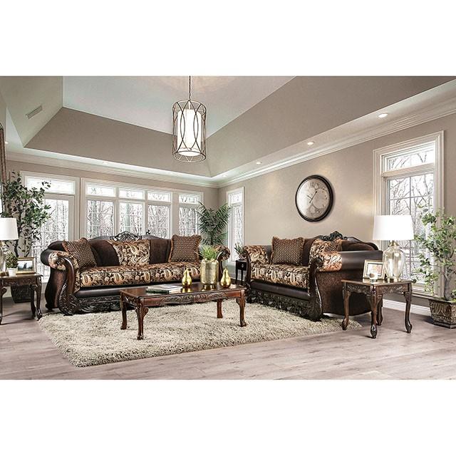 Newdale Brown/Gold Sofa - Image 2