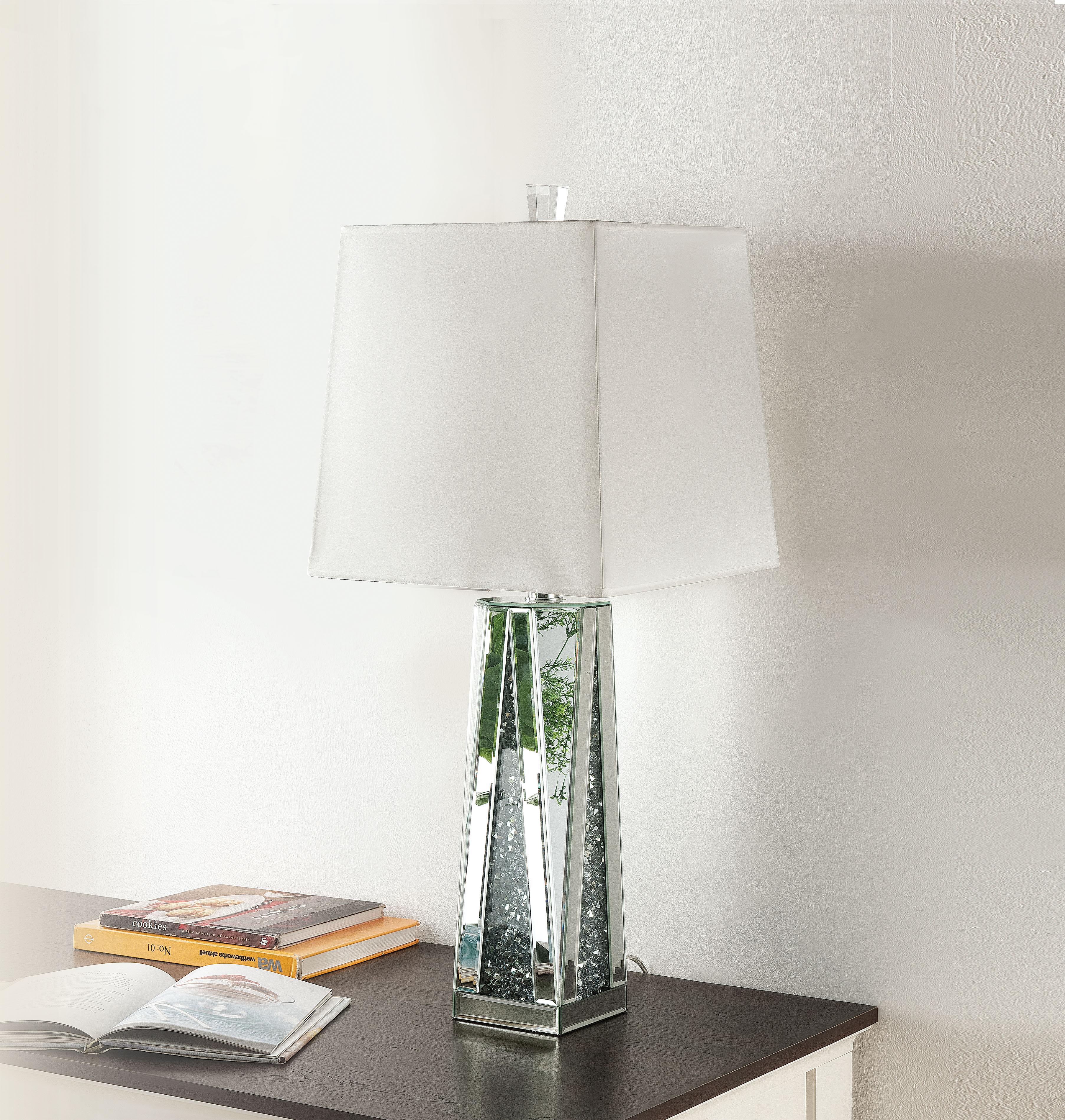 Noralie Mirrored & Faux Diamonds Table Lamp - Image 2