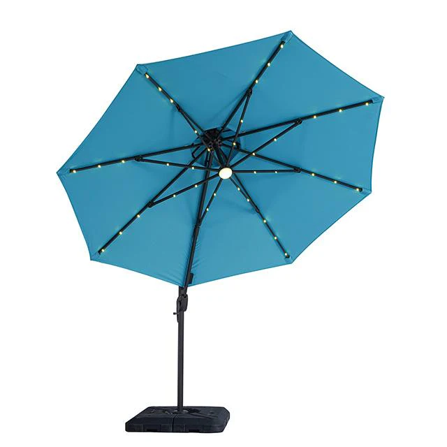 Nuti 10 Ft Round Umbrella w/ LED Light + 37" Large Base - Image 2