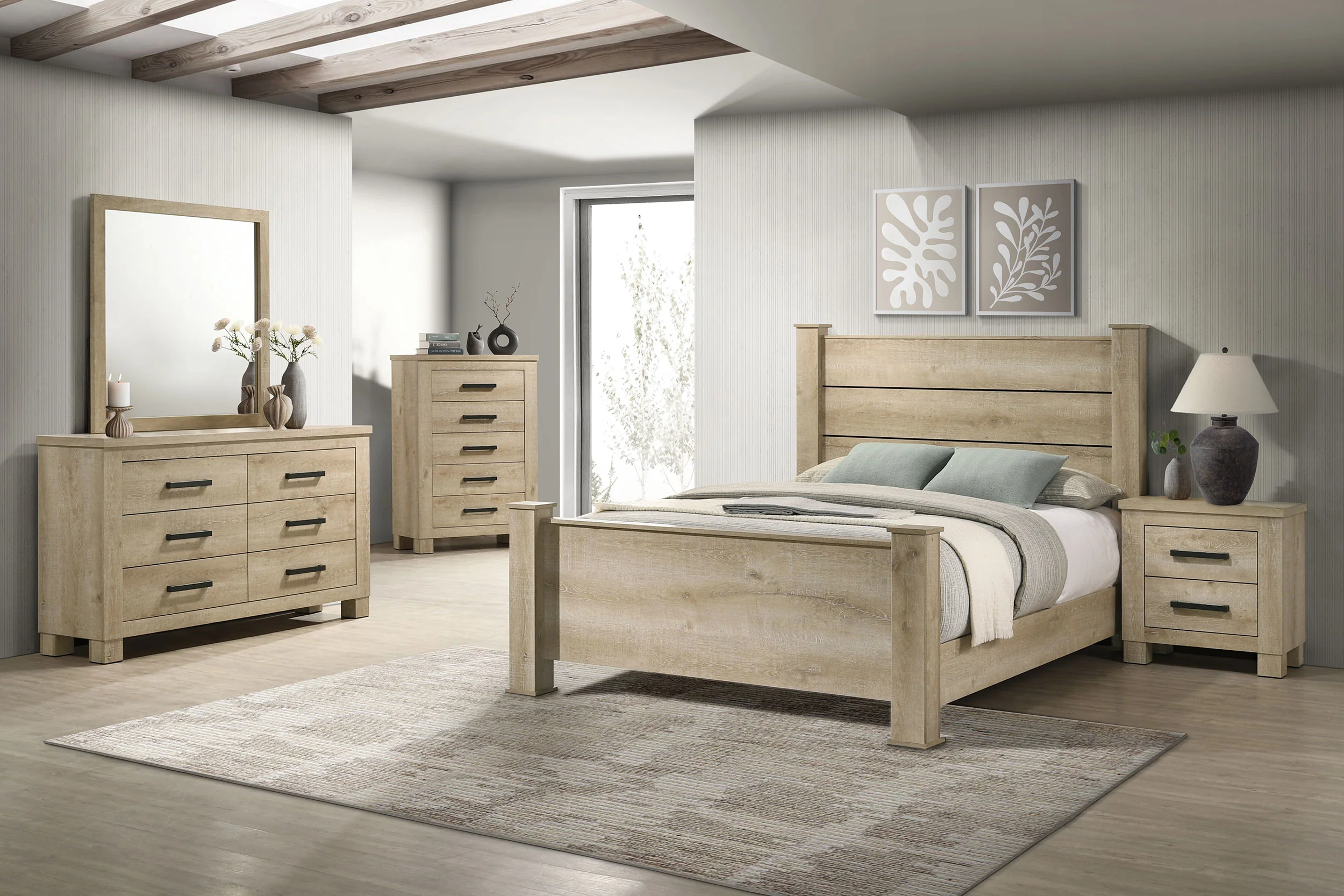 Oakglen Dresser with Mirror - Image 14