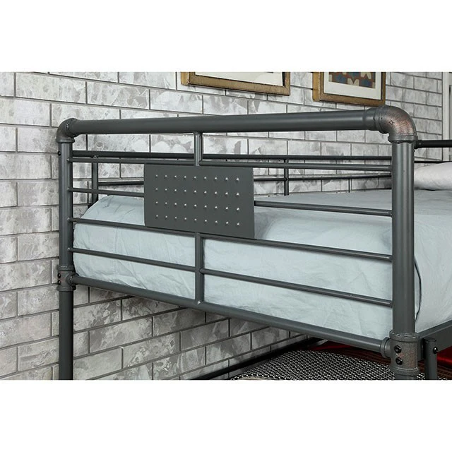 Olga III Sand Black Twin/Full/Queen Bunk Bed - Image 4