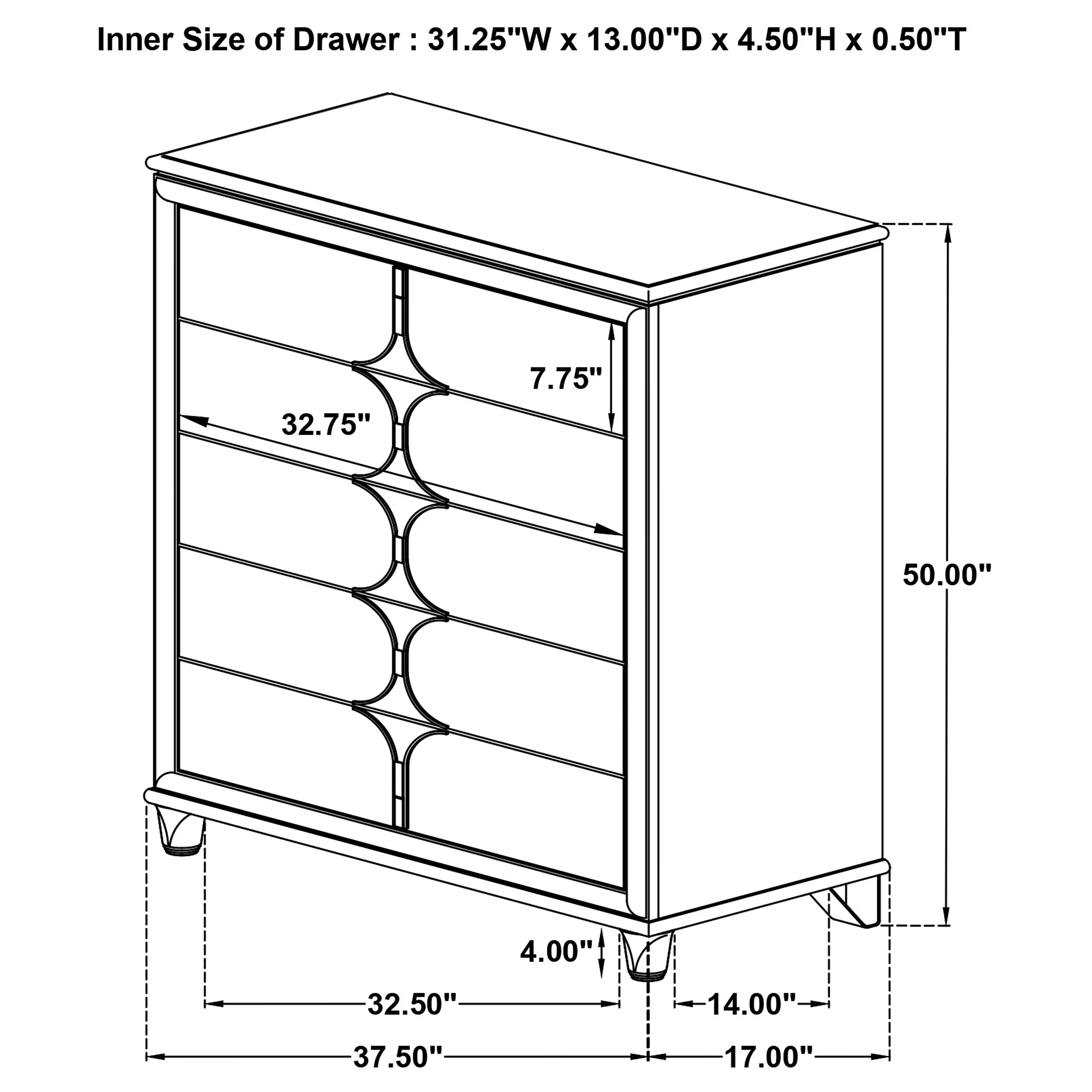 Olivia Chest of Drawers - Image 14