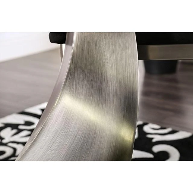 ORLA Silver/Black Dining Table - Image 3