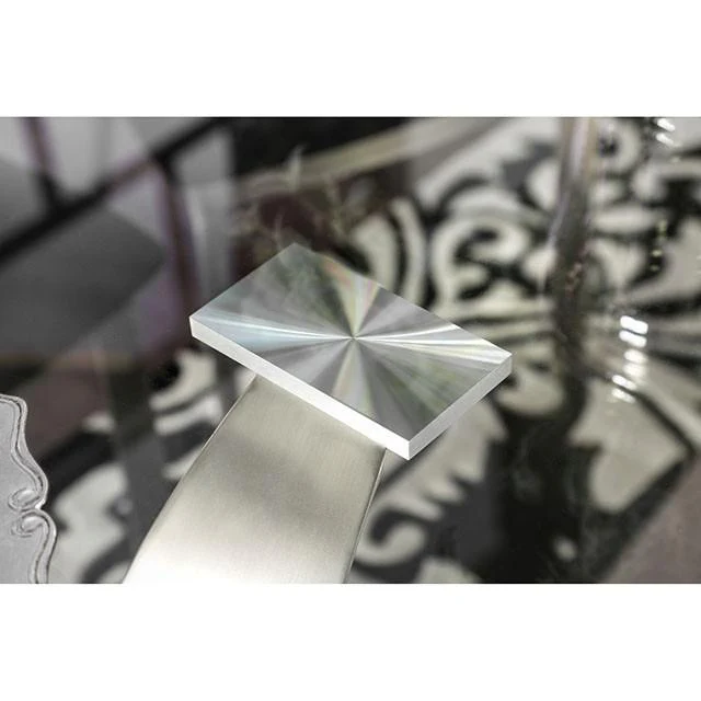 ORLA Silver/Black Dining Table - Image 5