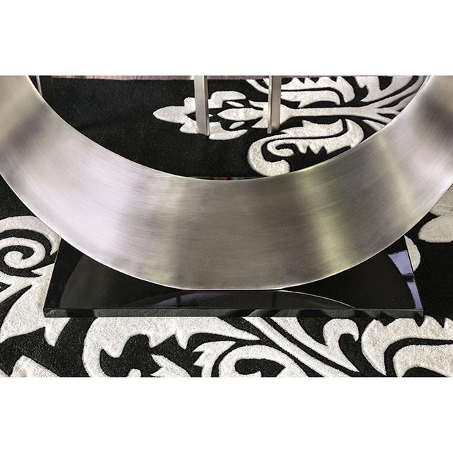 ORLA Silver/Black Dining Table - Image 6