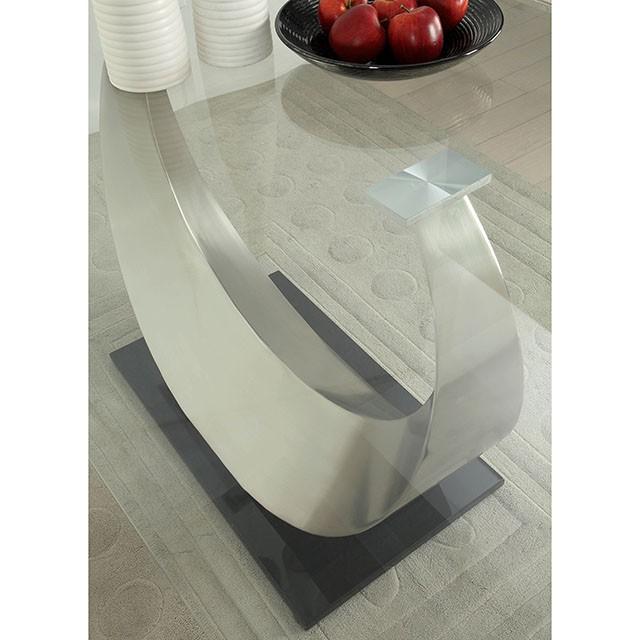 ORLA Silver/Black Dining Table - Image 7