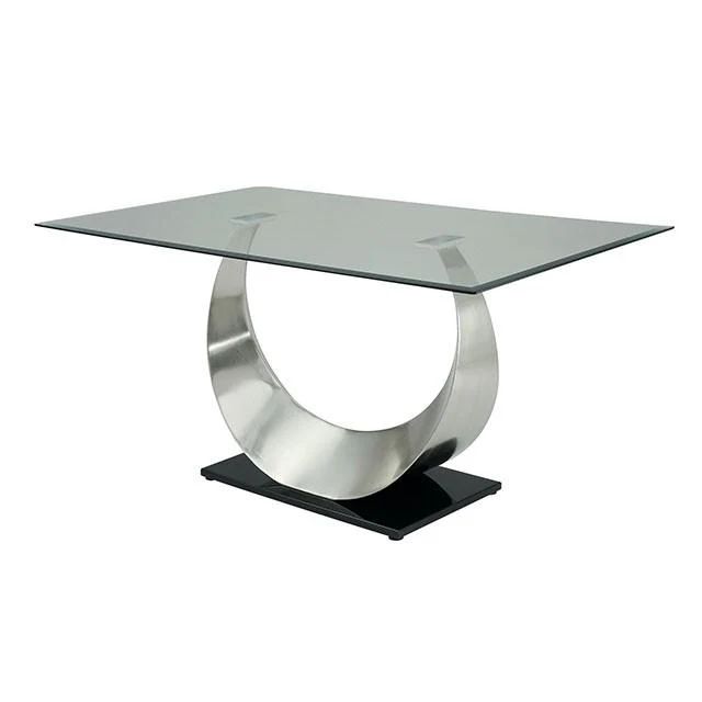 ORLA Silver/Black Dining Table - Image 8
