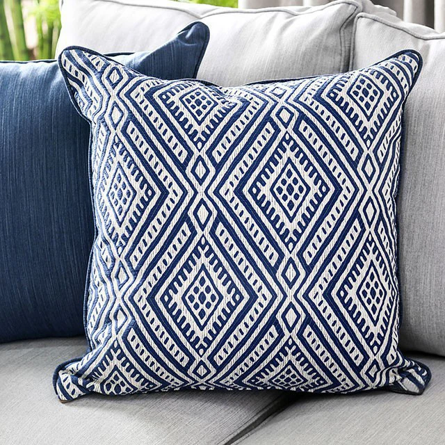 Ornella Light Gray/Blue Sectional - Image 5