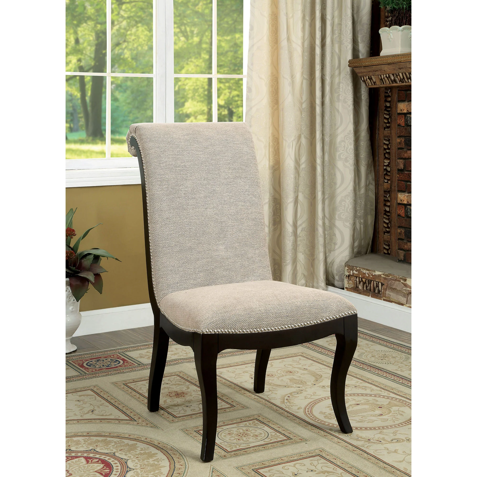 Ornette Espresso Side Chair (2/CTN) - Image 2