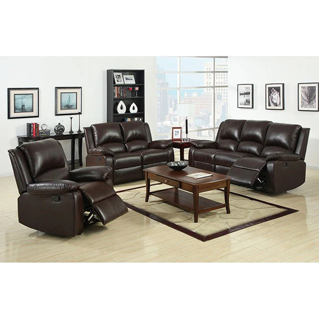 Oxford Rustic Dark Brown Motion Sofa - Image 2