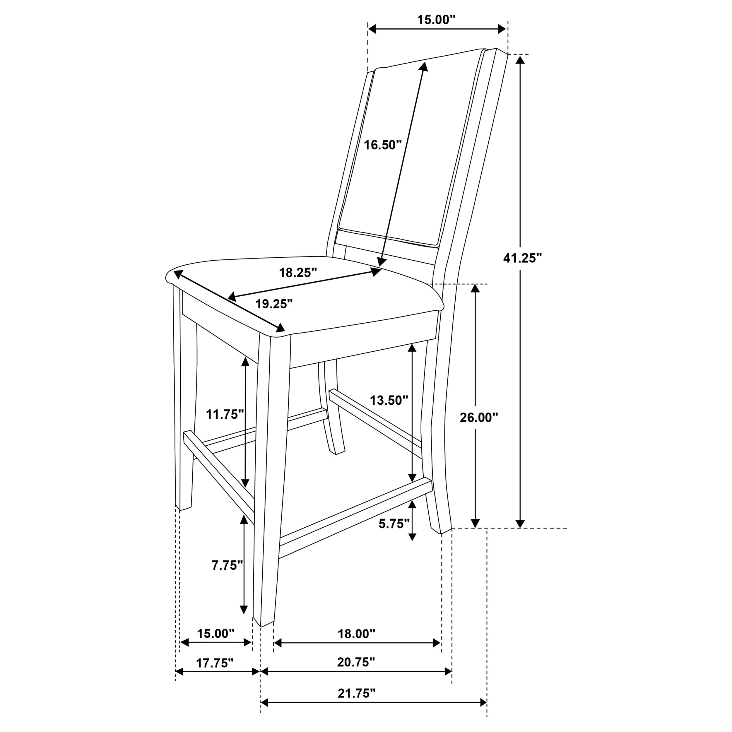 Patterson Counter Chair - Image 13