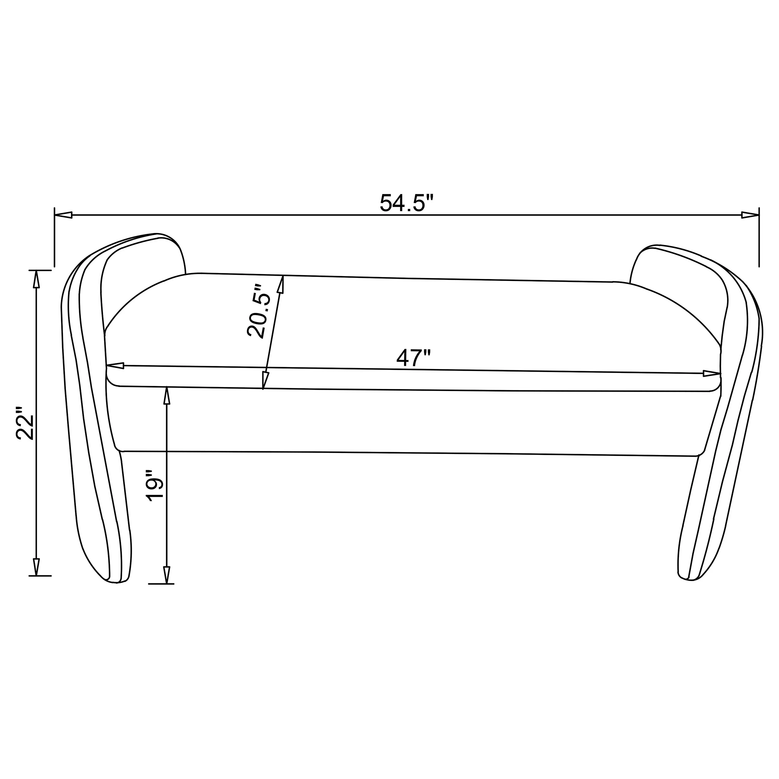 Peoria Accent Bench - Image 7
