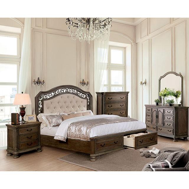 Persephone Rustic Natural Tone Night Stand - Image 2