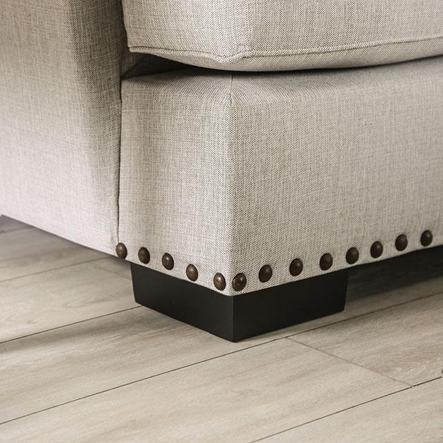 PICOTEE Sofa, Light Gray/Black - Image 7